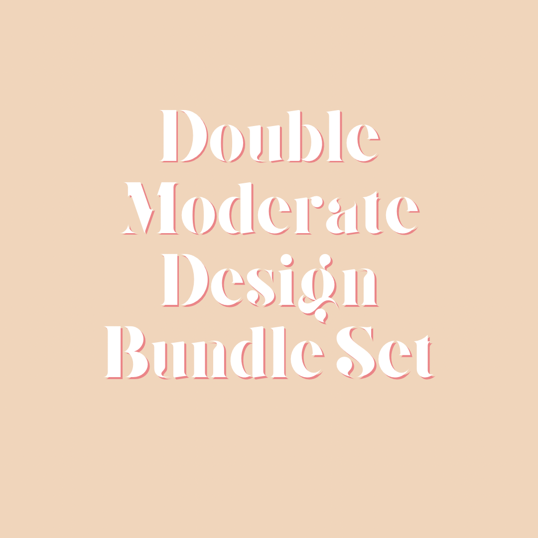 double moderate design tier bundle