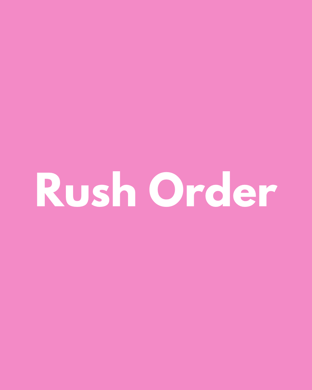 rush order add-on