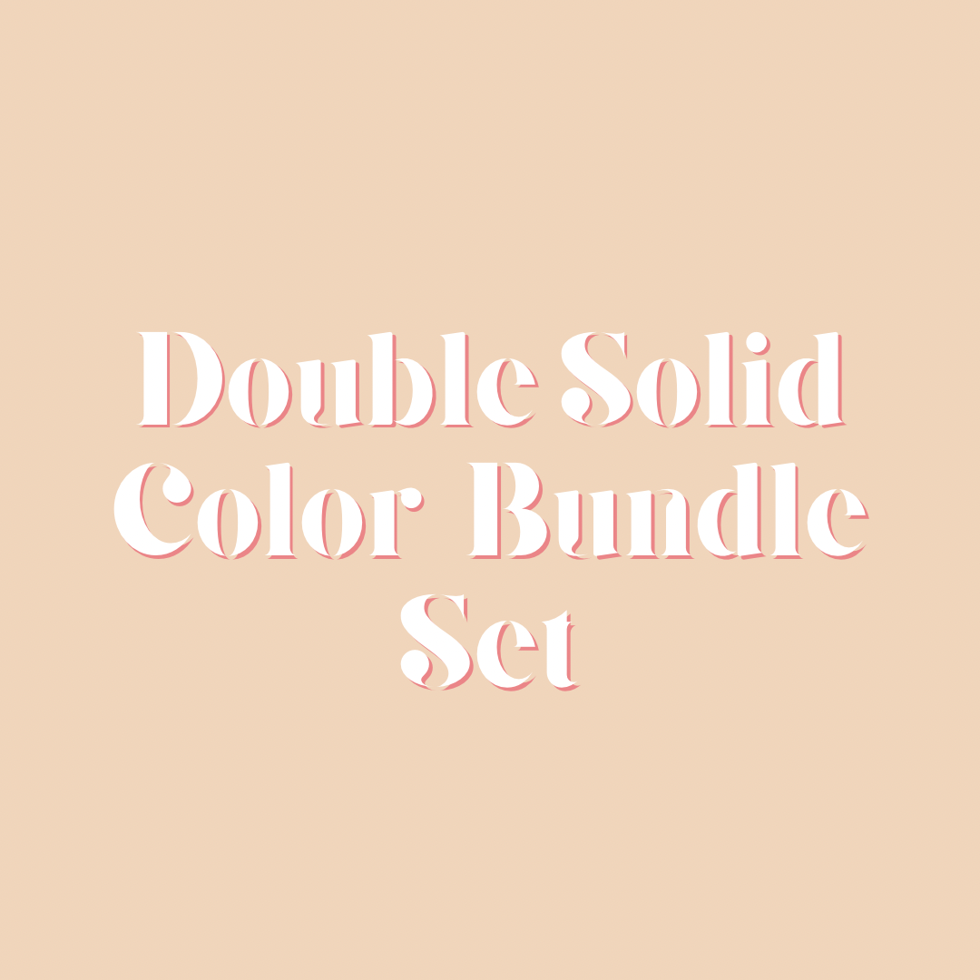 double solid color tier bundle