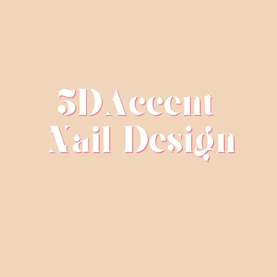 3D Accent Nail Design