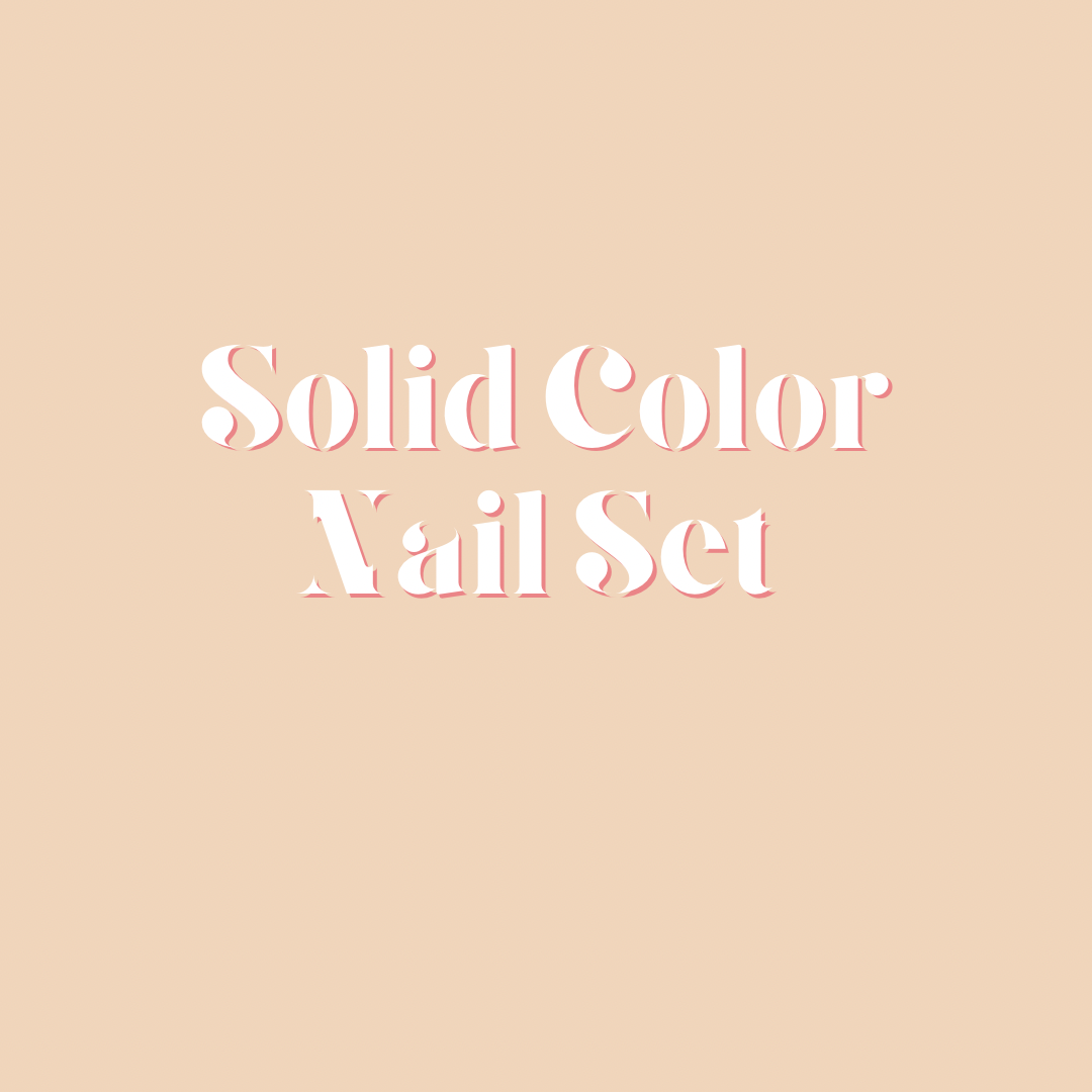 Solid Color Nail Set