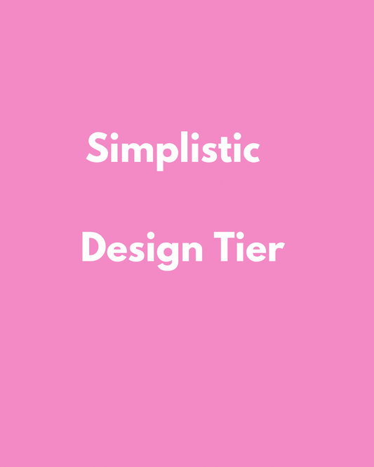simplistic design tier