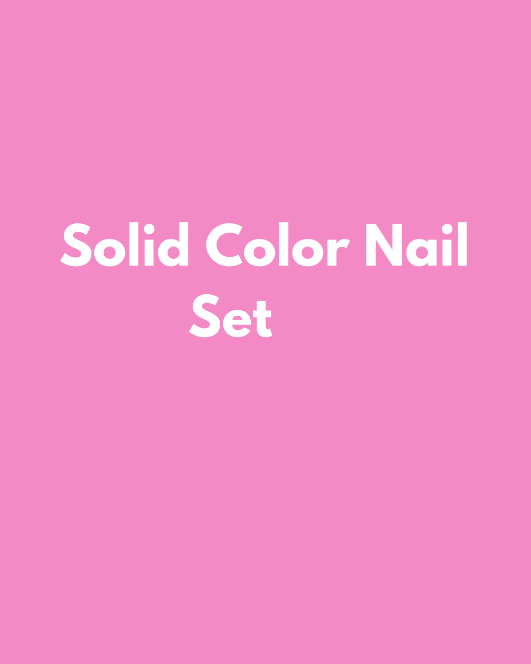 solid color nail tier