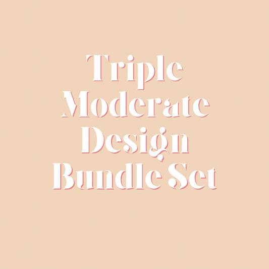 Triple Moderate Bundle Set