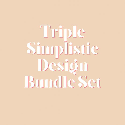 Triple Simplistic Bundle Set